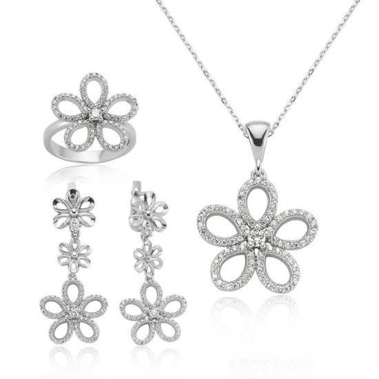 Silver Daisy Women’s Set