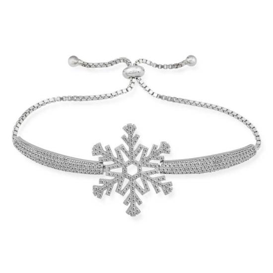 Silver Snowflake Women’s Bracelet