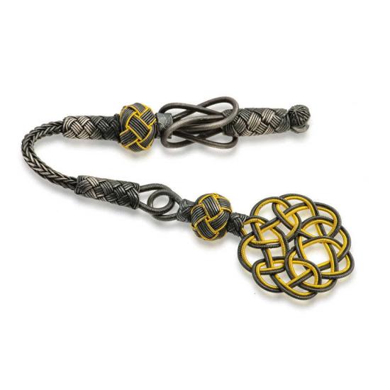 Silver Trabzon Knitting Kazaz Prayer Beads Tassel