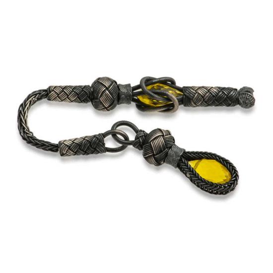 1000 Carat Silver Zircon Stone Kazaziye Tassel