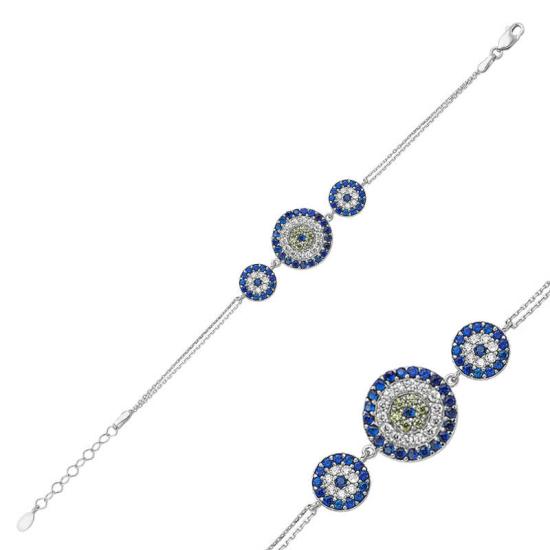 Silver Evil Eye Women’s Bracelet
