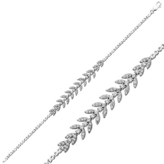 Silver Leaf Waterway Women’s Bracelet