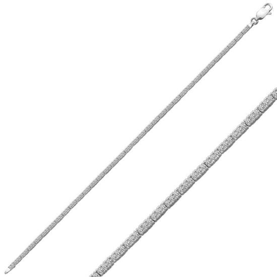 Silver Thin Waterway Women’s Bracelet