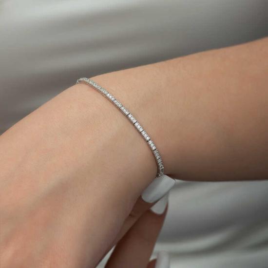 Silver Thin Waterway Women’s Bracelet