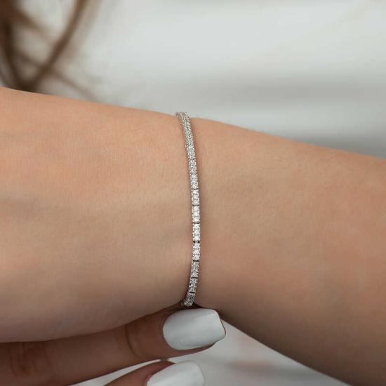 Silver Thin Waterway Women’s Bracelet