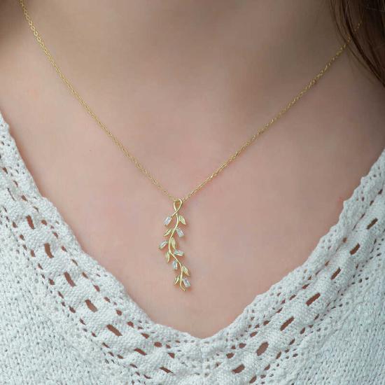 Silver Gold Ivy Women’s Necklace