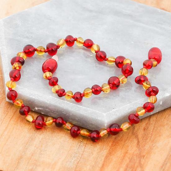 Baby Drop Amber Teething Necklace