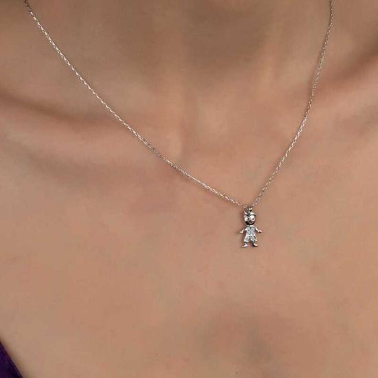 Swarovski Gümüş Çocuk Bayan Kolye
