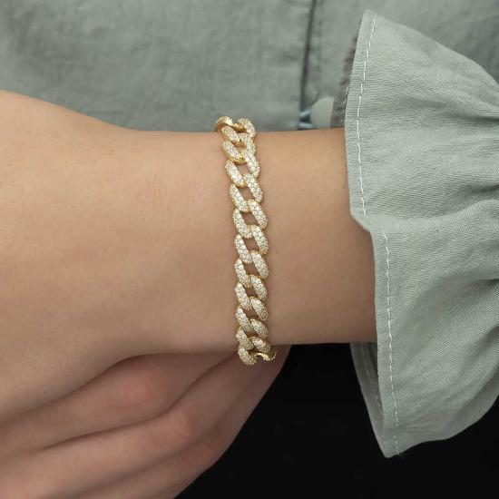 Silver Gold Stone Gurmet Women’s Bracelet