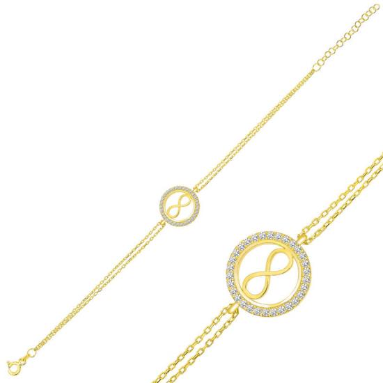 Silver Gold Infinity Women’s Bracelet
