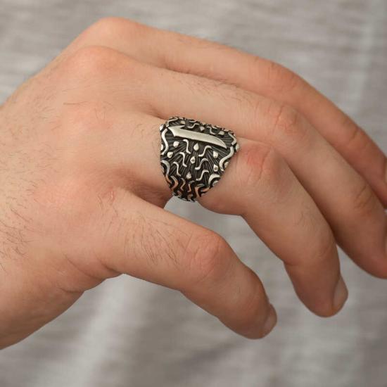 Silver Elif Men’s Ring