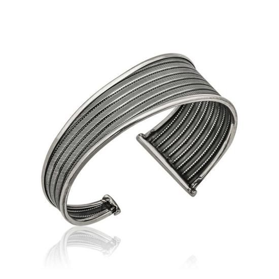 Silver Antique Patterned Women’s Bracelet