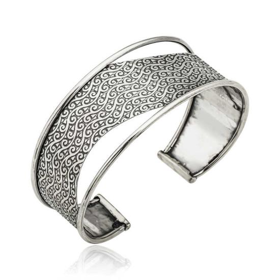 Silver Antique Patterned Women’s Bracelet