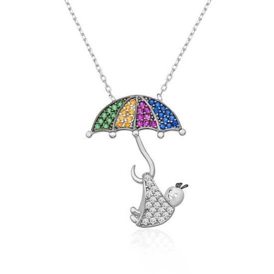 Silver Newborn Baby Necklace