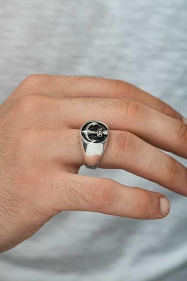 Silver Anchor Men’s Ring