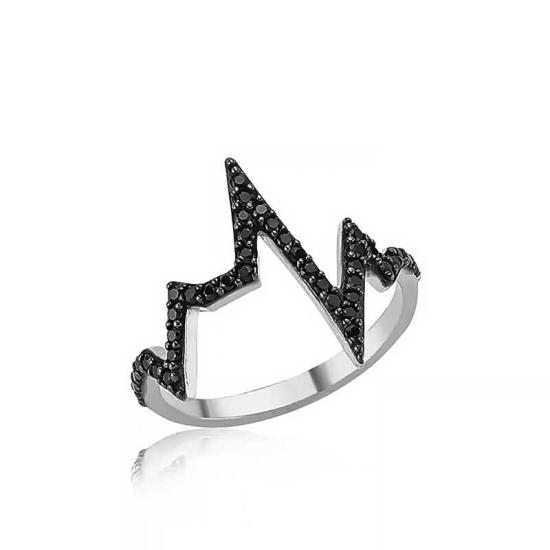Silver Heart Rhythm Women’s Ring