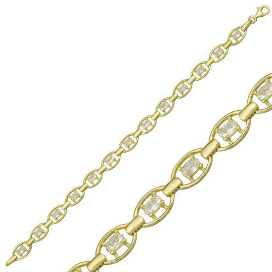 Silver Gold Oval Waterway Women’s Bracelet