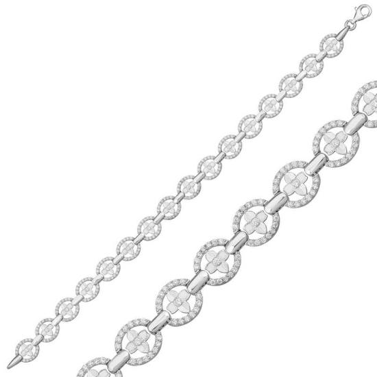 Silver Round Waterway Women’s Bracelet