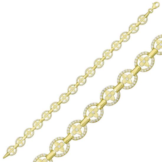 Silver Gold Round Waterway Women’s Bracelet