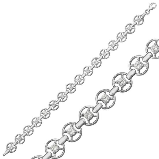 Silver Round Waterway Women’s Bracelet