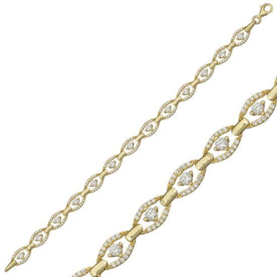 Silver Gold Oval Waterway Women’s Bracelet