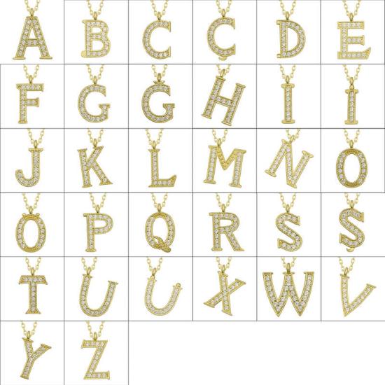 Silver Gold Letter L Women’s Necklace