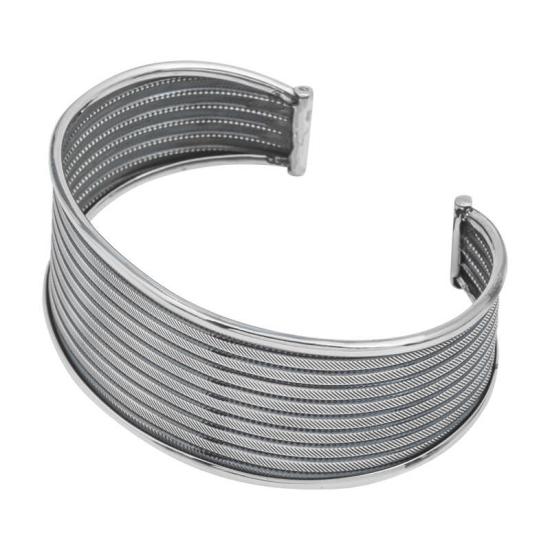 Silver Antique Patterned Women’s Bracelet