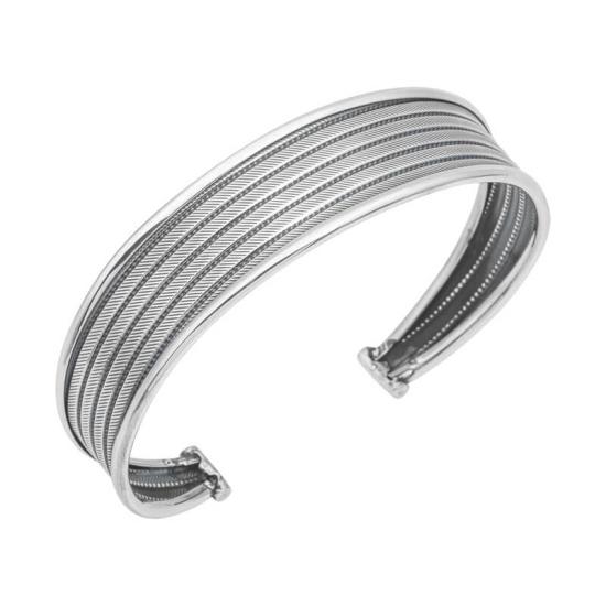 Silver Antique Patterned Women’s Bracelet