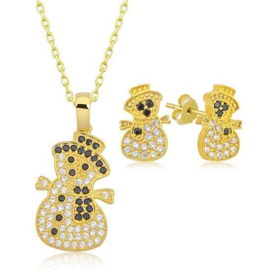 Silver Snowman Women’s Set