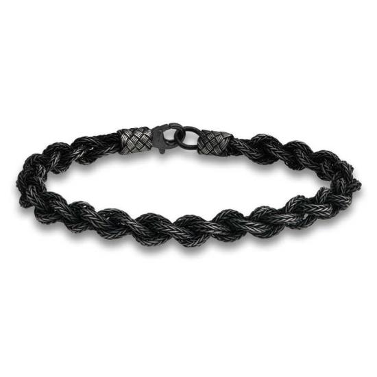 Silver Kazaziye Knit Bracelet