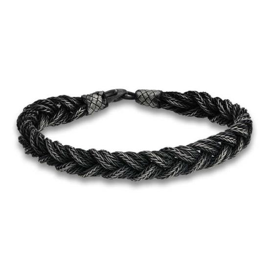 Silver Kazaziye Knit Bracelet