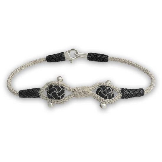 Silver Kazaziye Knit Bracelet