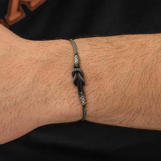 Silver Kazaziye Knot Bracelet