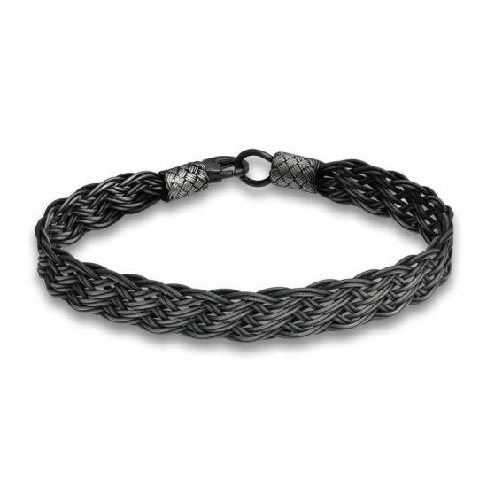 Silver Kazaziye Knit Bracelet