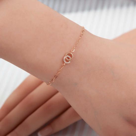 Silver Rose Joint Rings Women’s Necklace