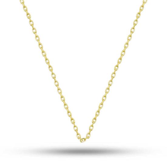 Silver Gold 0.30 Micron 45 Cm Forse Women’s Chain