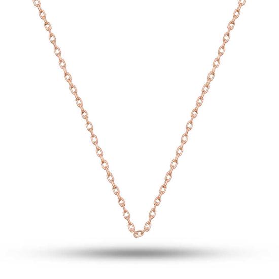 Silver Rose 0.30 Micron 45 Cm Forse Women’s Chain