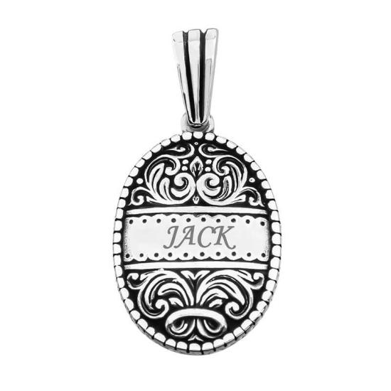 Silver Personalized Men’s Pendant