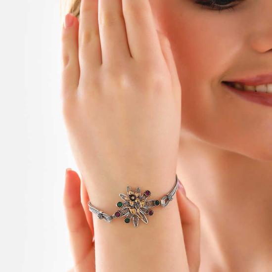 Silver Flower Authentic Women’s Bracelet