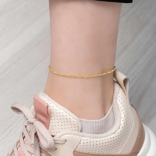 Silver Gold Pen Anklet