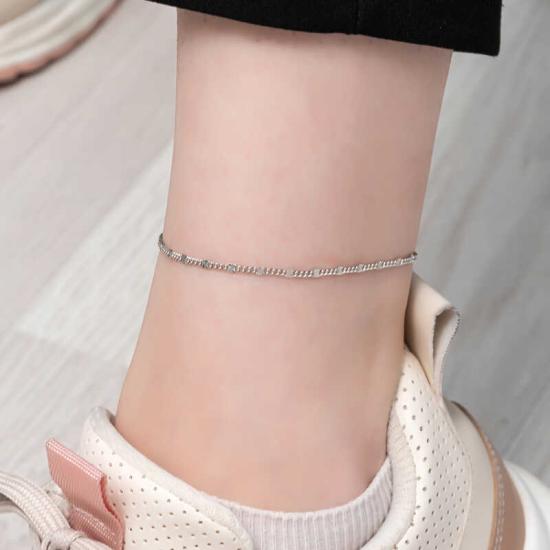 Silver Pen Anklet