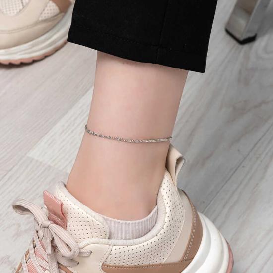Silver Pen Anklet