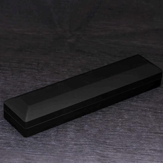 Round Plain Prayer Beads with Silver Illuminated Box