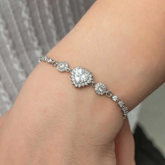 Silver Heart Waterway Women’s Bracelet