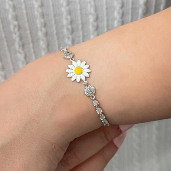 Silver Daisy Waterway Women’s Bracelet