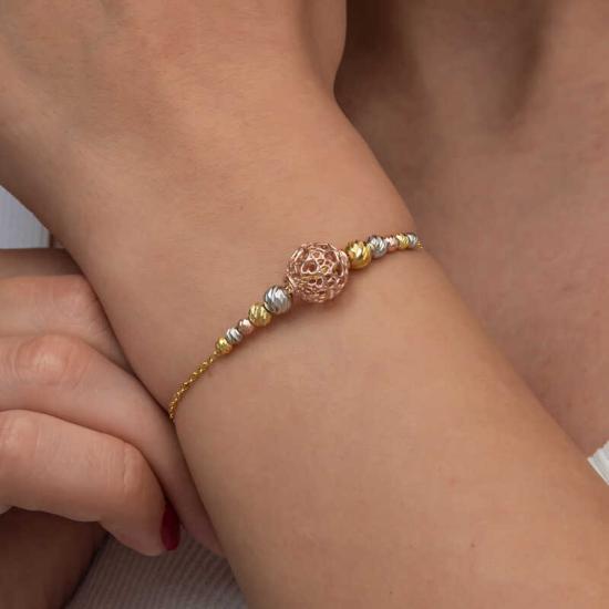 Silver Colored Ball Dorika Women’s Bracelet