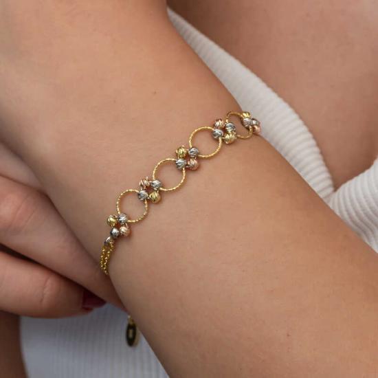 Silver-Colored Dorika Women’s Ring Bracelet