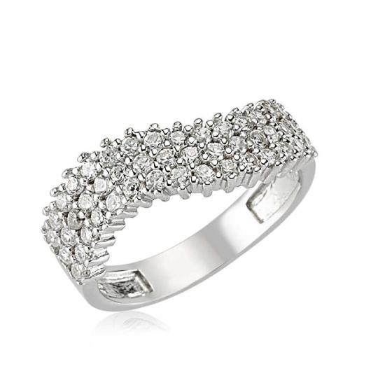 Silver Half Round Women’s Ring