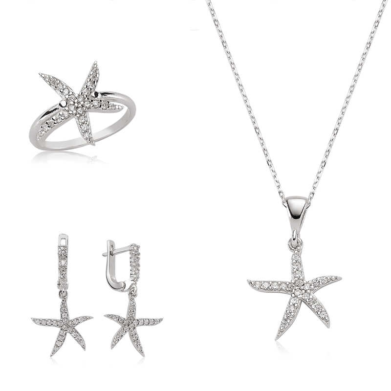 Silver Starfish Women’s Set