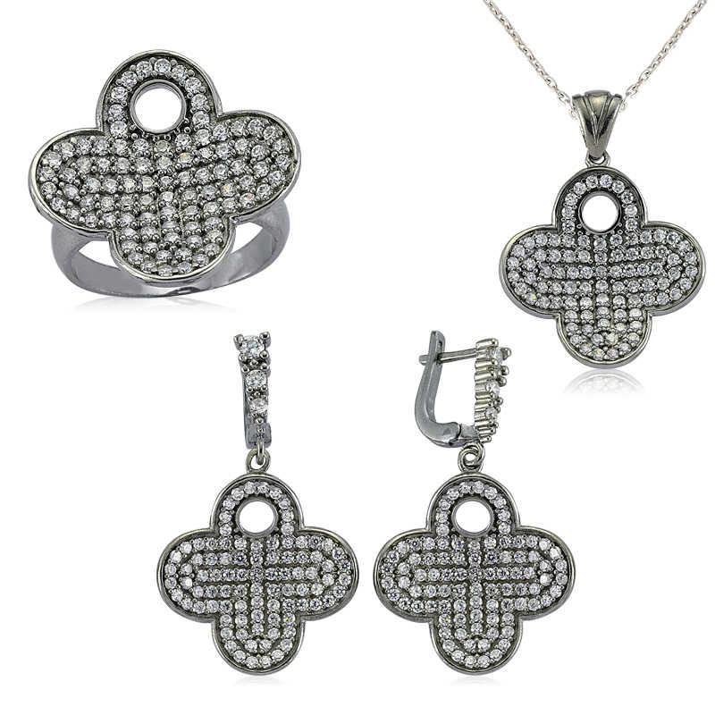 Silver Flower Women’s Set